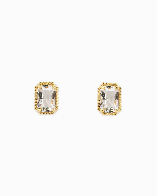 Vintage Style Baguette Studs