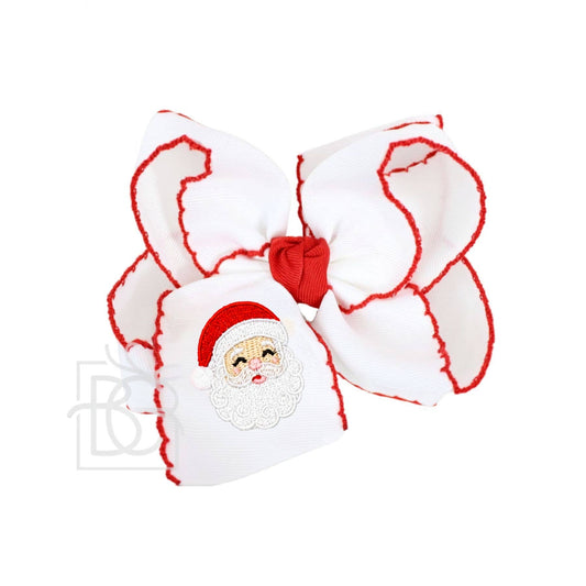 Santa Crochet Edge Bows