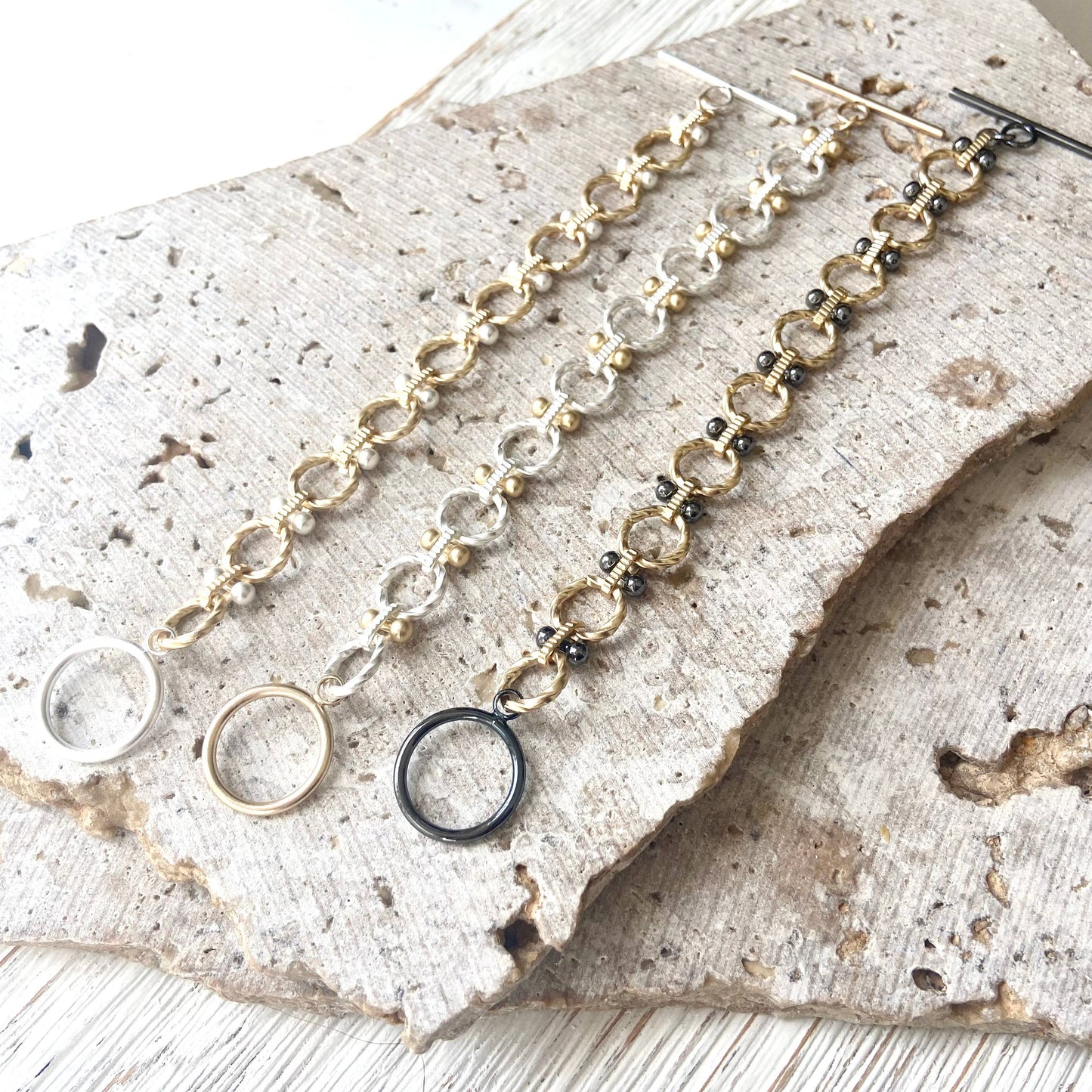 Matte Two-Toned Bracelets