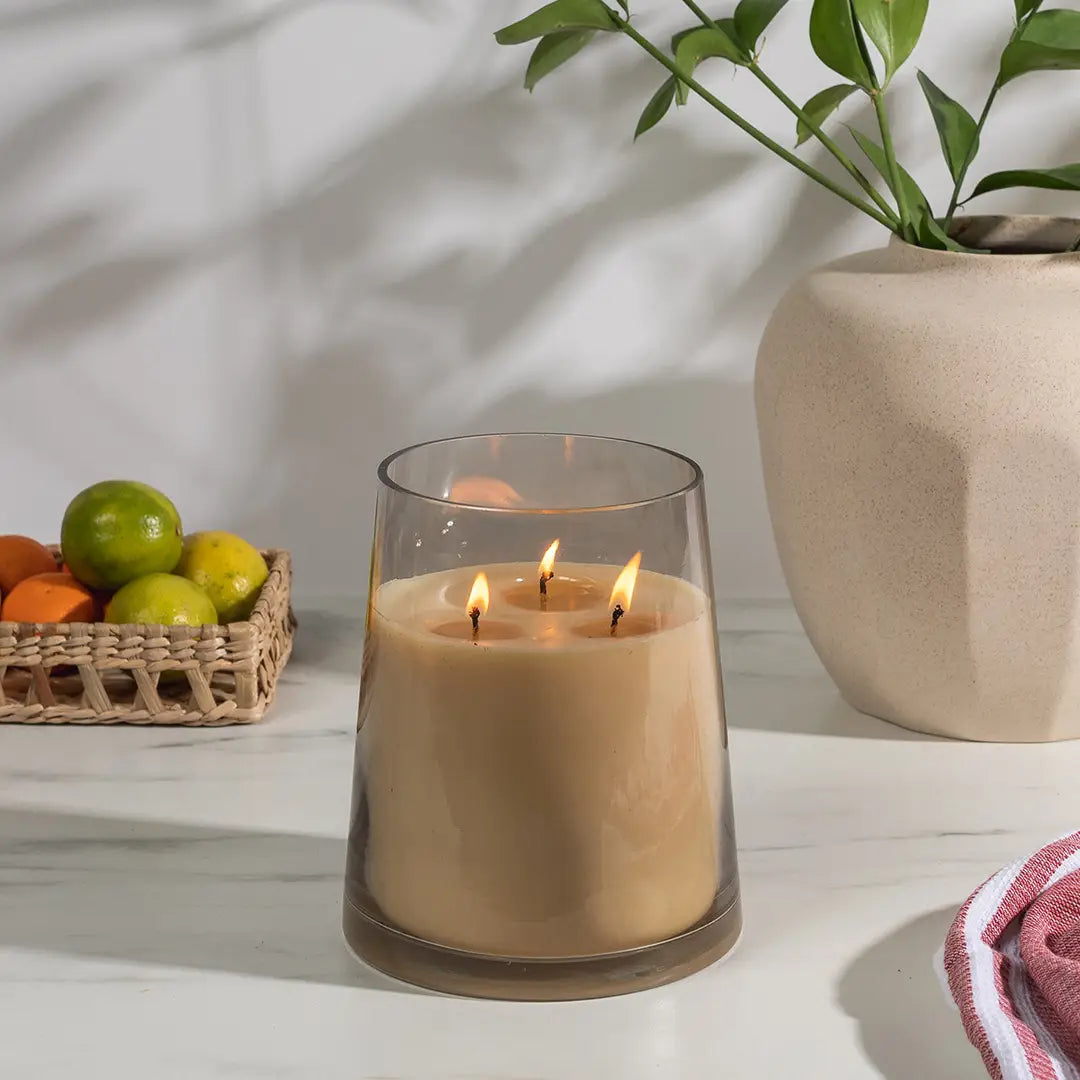 Large Glass Votivo Candle