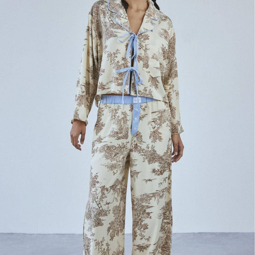 Toile Soft Pajama Set