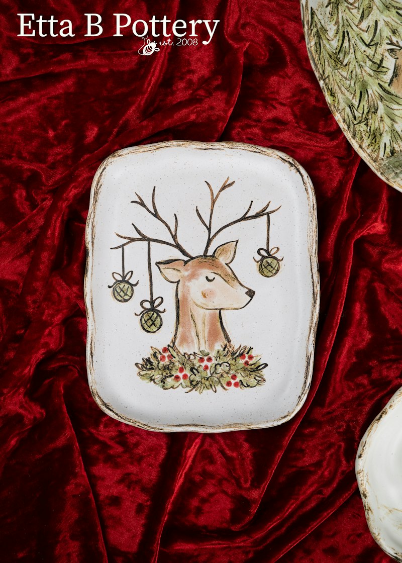 Christmas Deer Dish