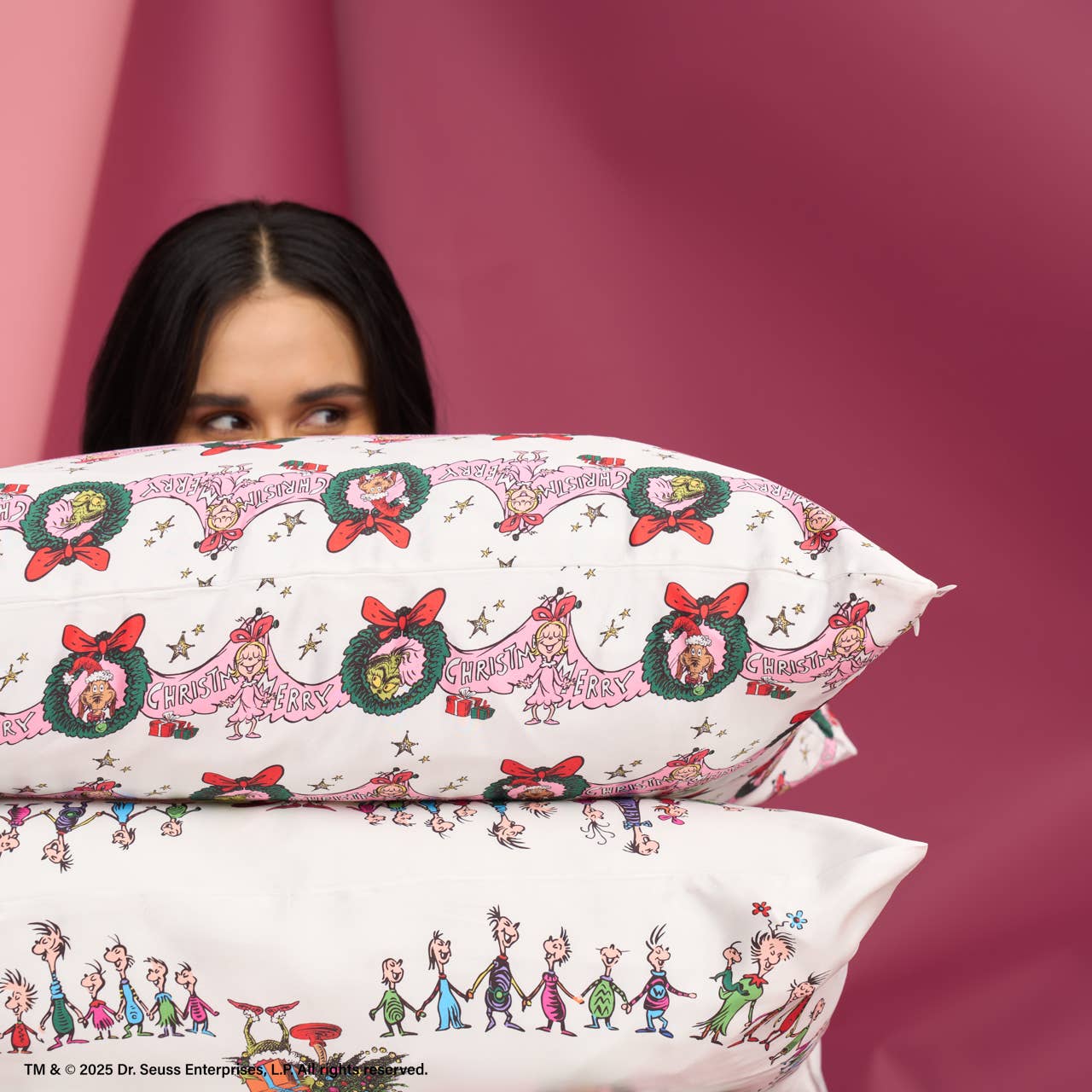 The Grinch x Kitsch Satin Pillowcase