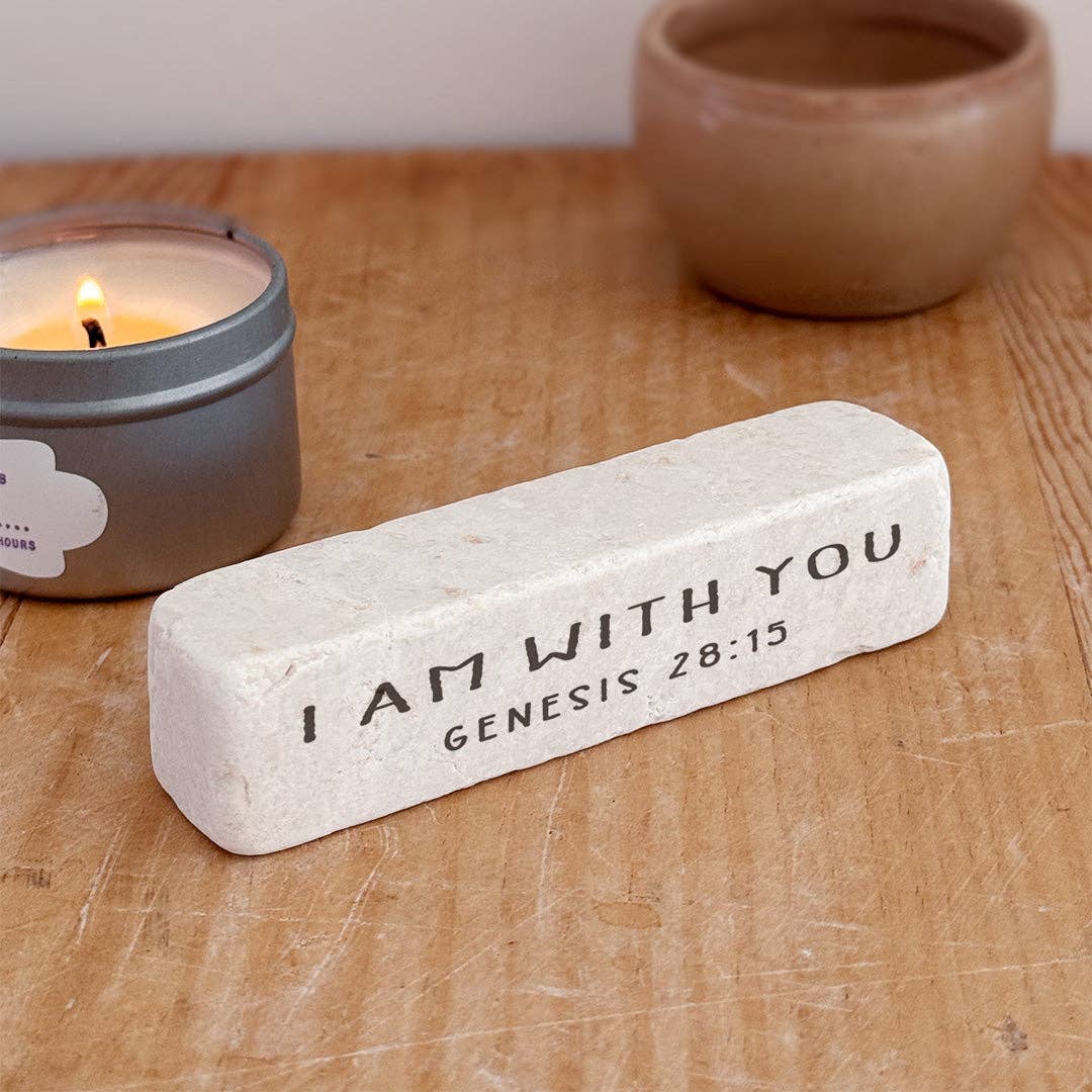 Art Scripture Stone Genesis 28:15