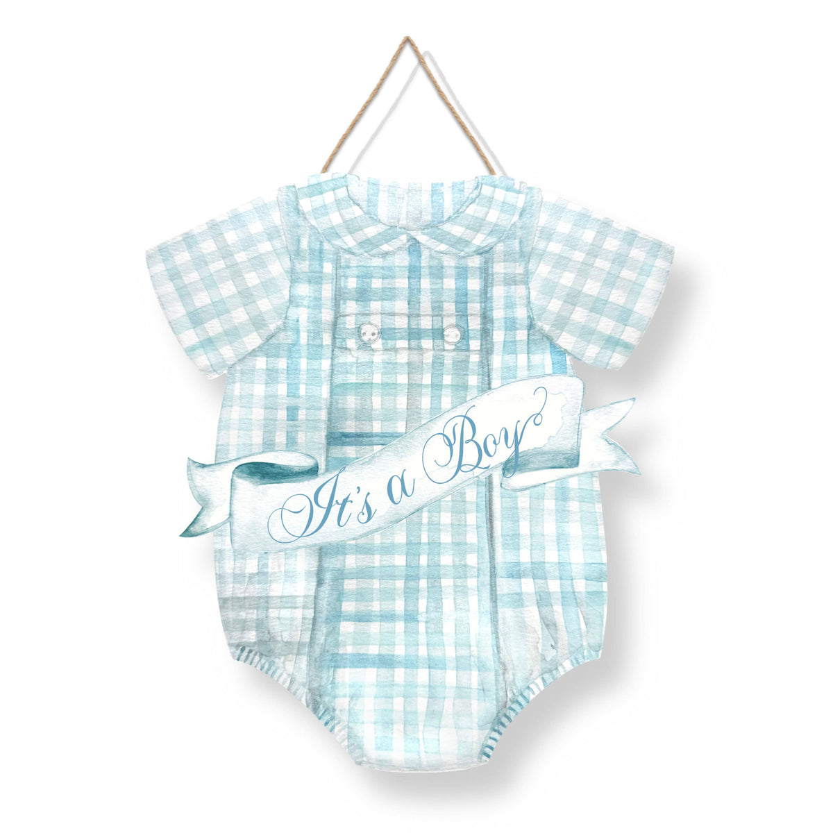 "It's A Boy" Door Hanger