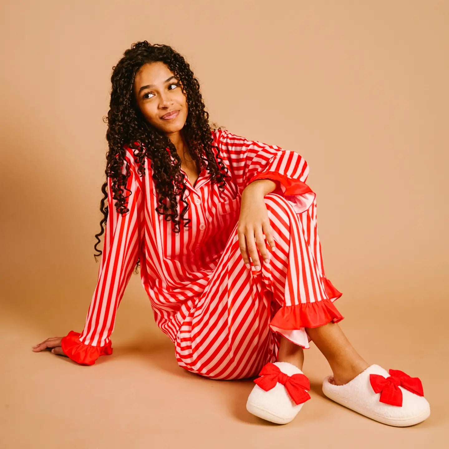 Peppermint Stripes Pajama Set