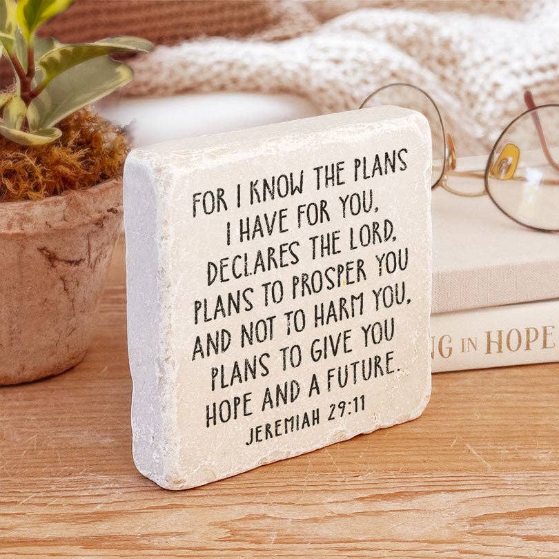 Art Scripture Stone Jeremiah 29:11