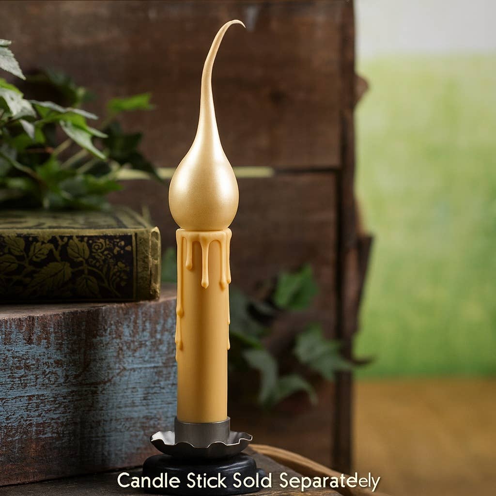 Pearlized Champagne Silicone Flicker Flame Bulb