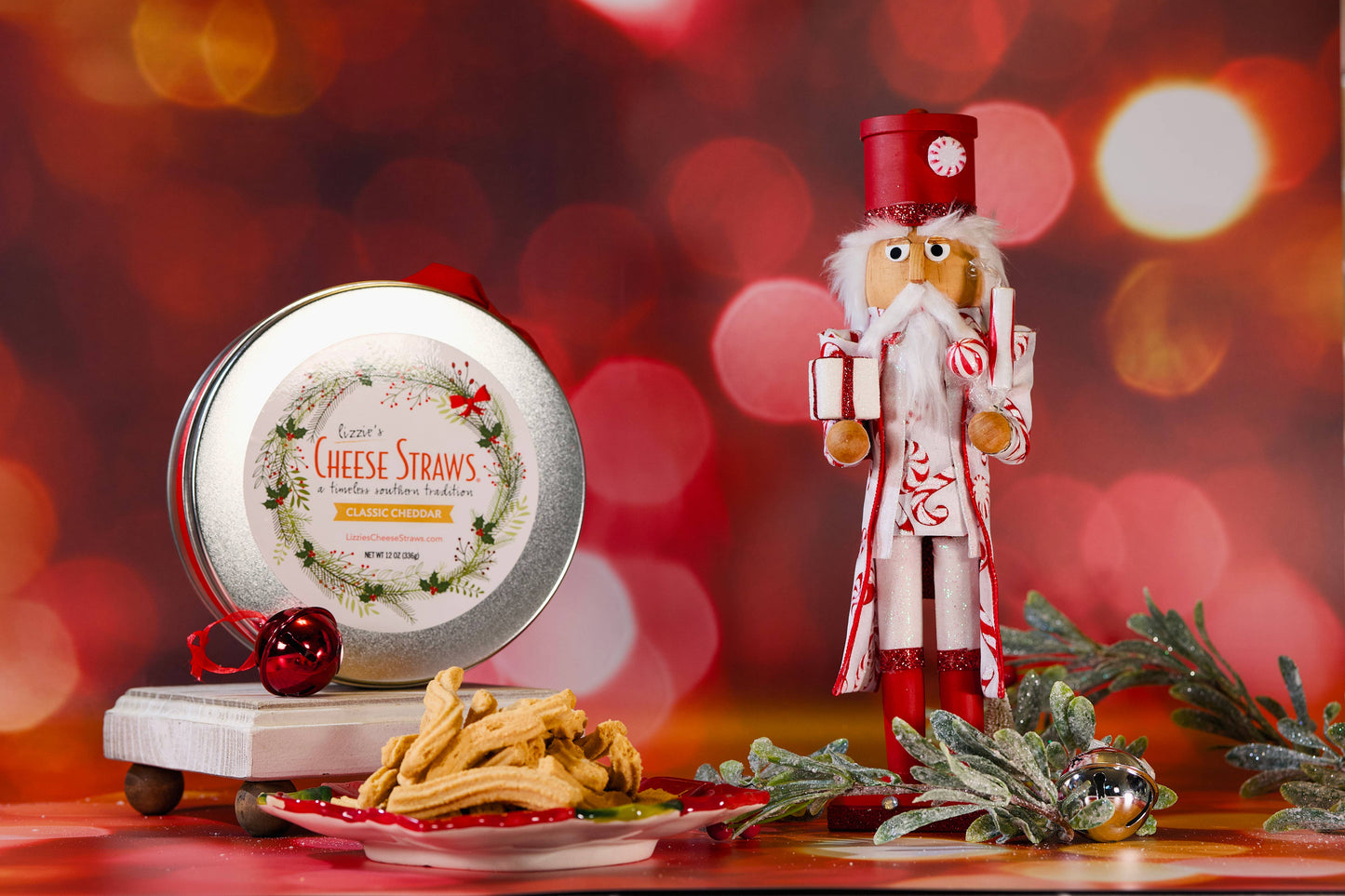 Holiday Classic Cheese Straw Tin
