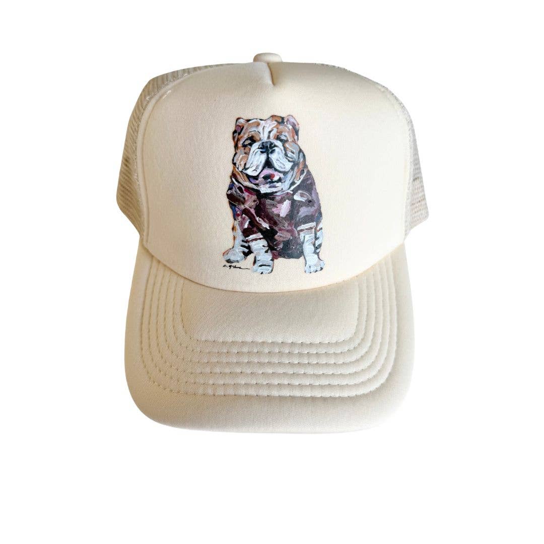 Bulldog Maroon Hat