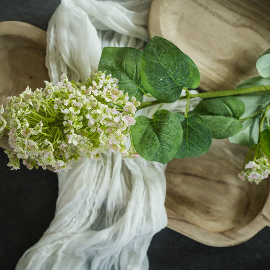 29" Pale Pink Cone Hydrangea Spray