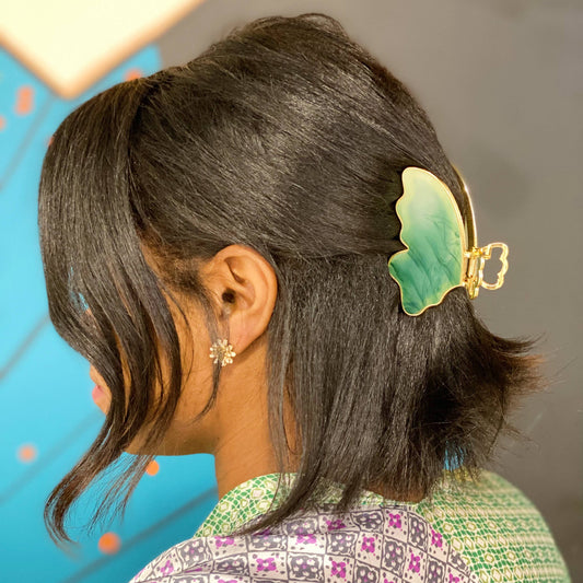 Metal Butterfly Hair Claw Clip
