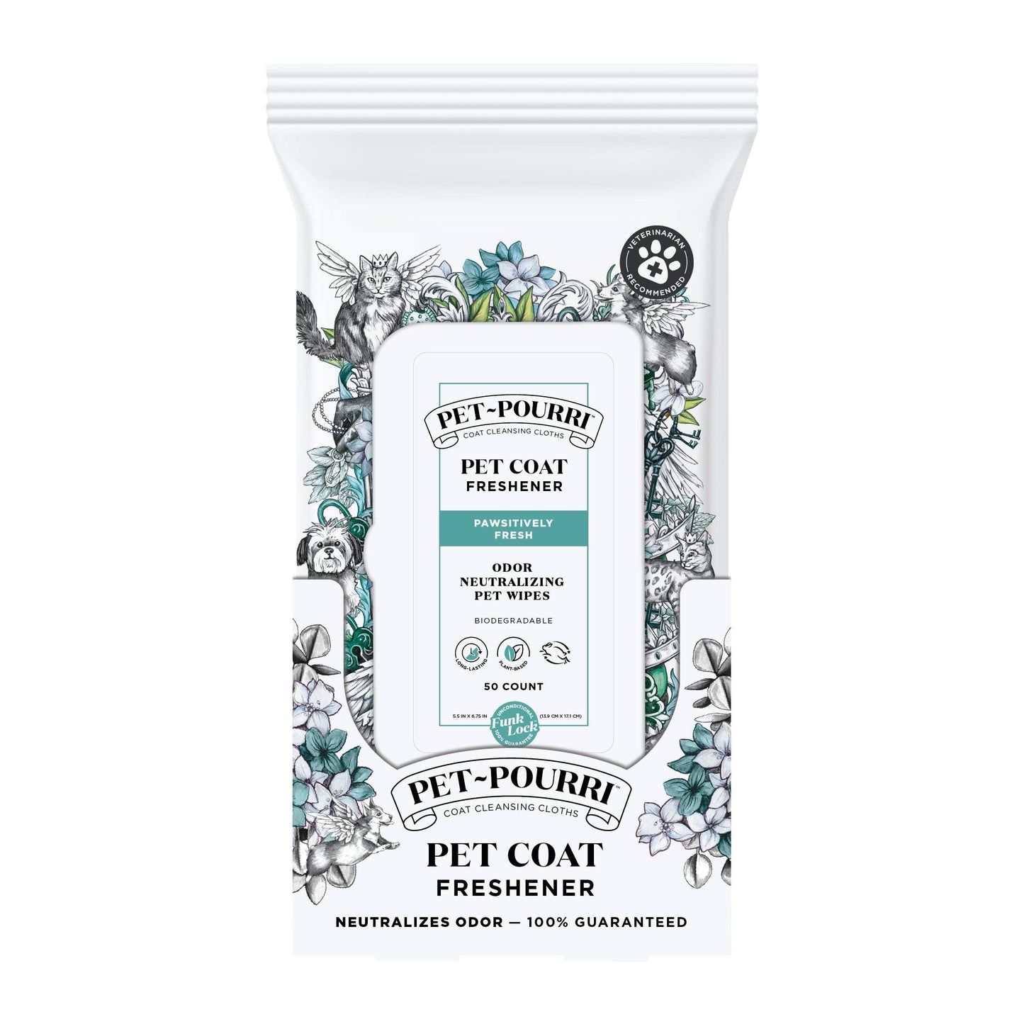 Pet~Pourri Pet Coat Wipes