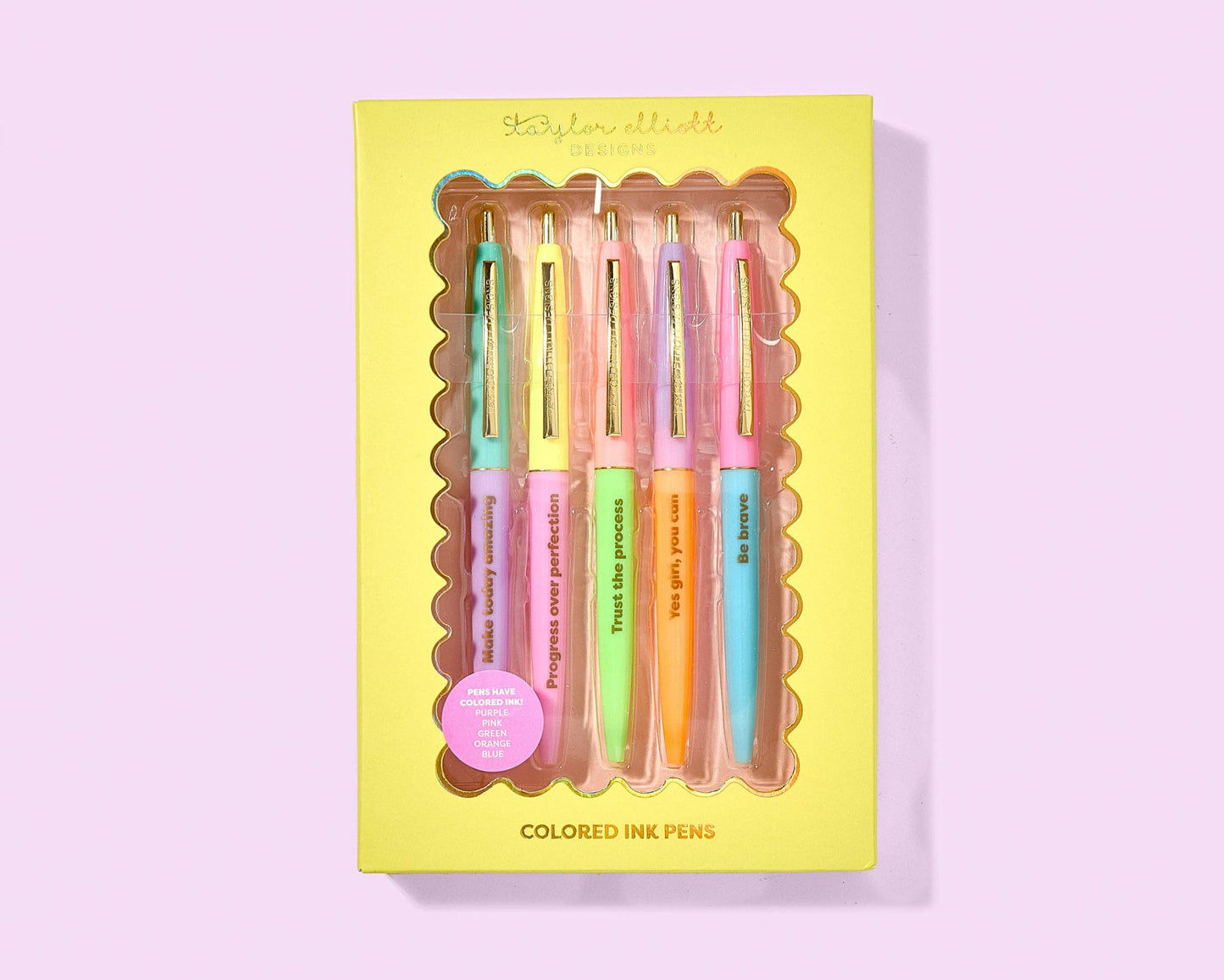 Motivational Affirmations Pen Set