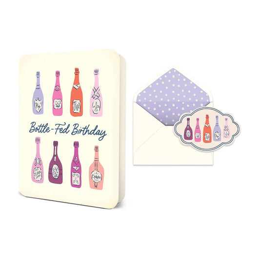 Bottled-Fed Birthday Deluxe Card