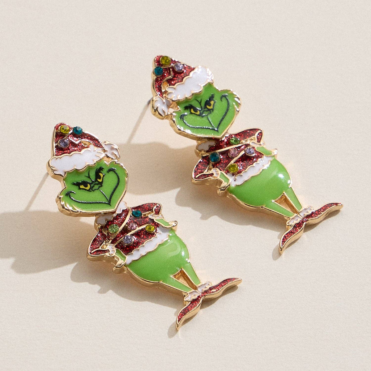 Green Monster Earrings