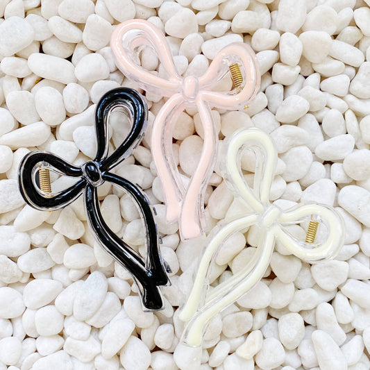 Bow Hair Claw Clip
