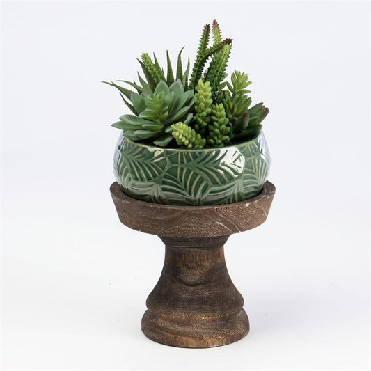 Round Wood Riser
