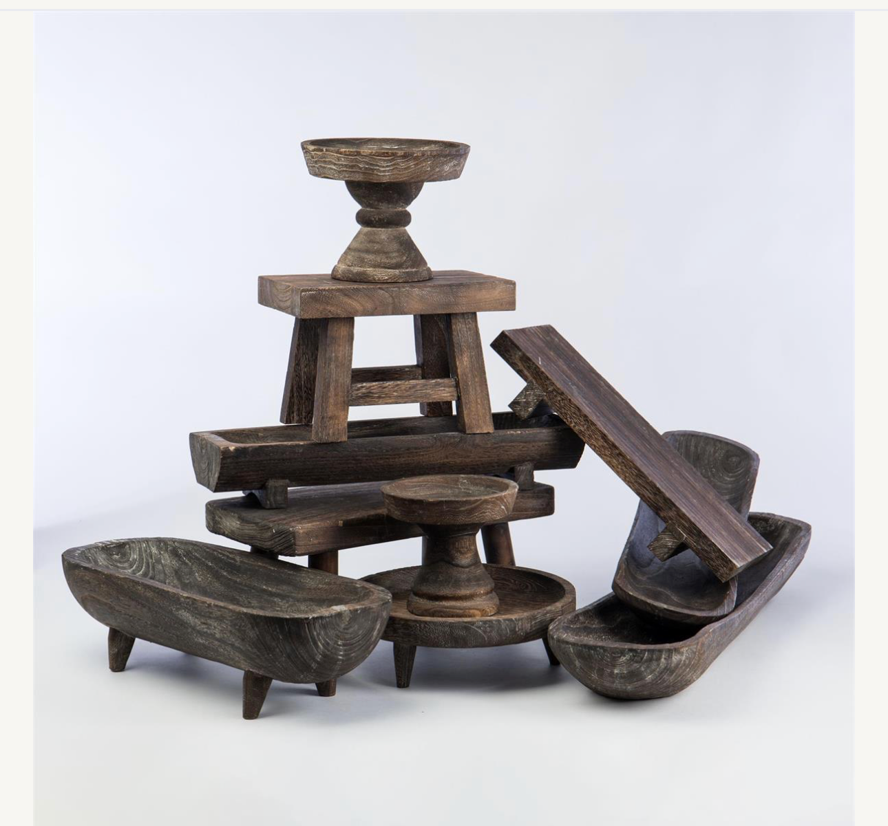 Round Wood Riser