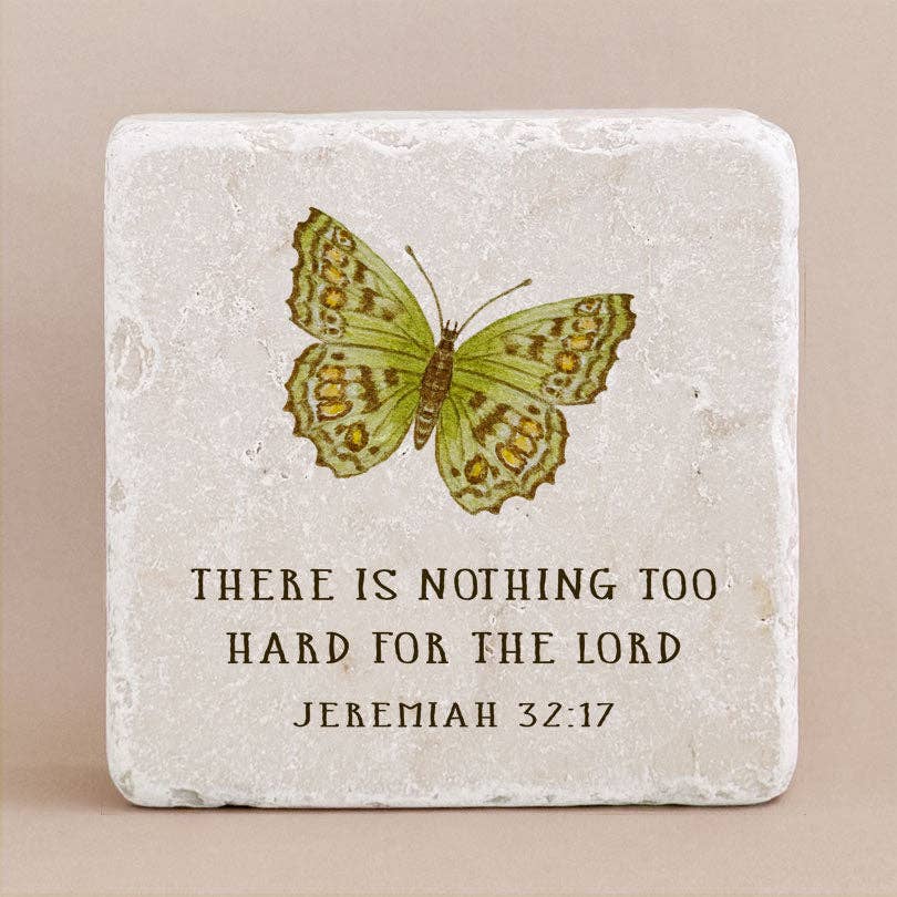 Art Scripture Stone Jeremiah 32:17