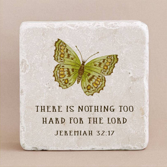 Art Scripture Stone Jeremiah 32:17