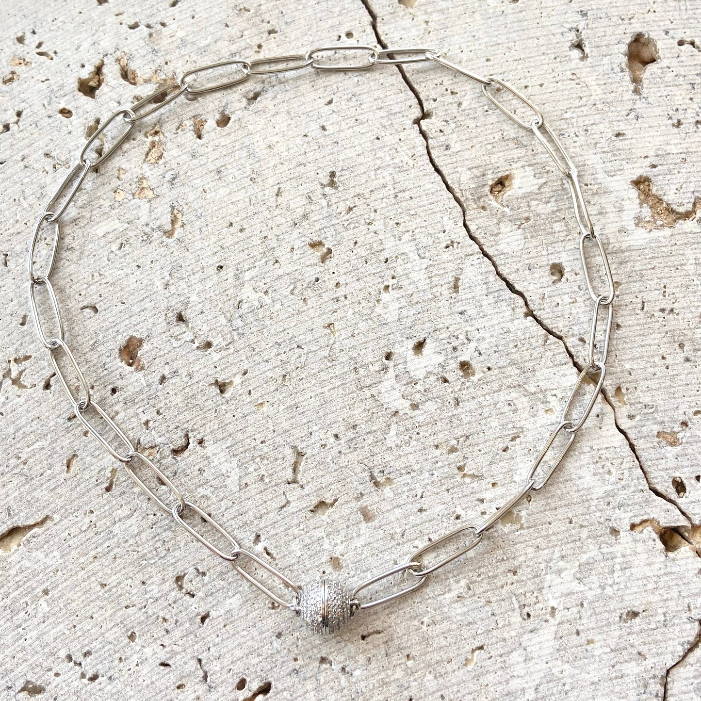 Magnetic Paperclip Chain
