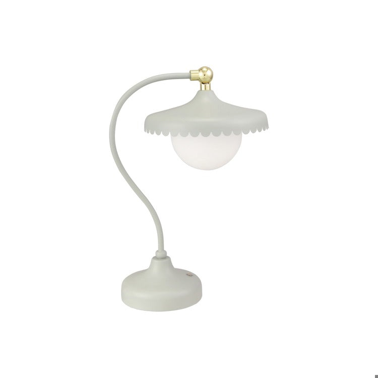 Scalloped Rechargeable Table Lamp