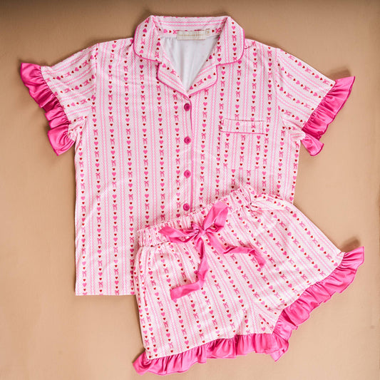 Oh So Lovely Pajama Shorts Set