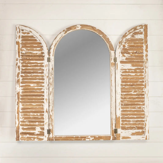 Arched Shutter Mirror