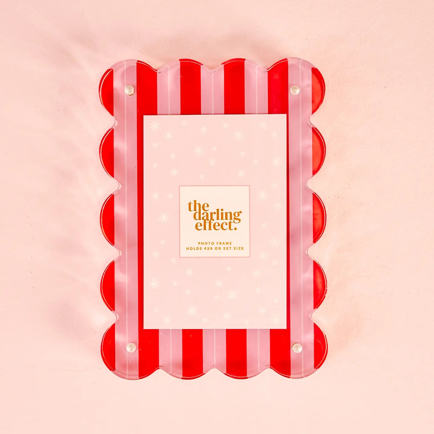 Peppermint Stripes Acrylic Frame
