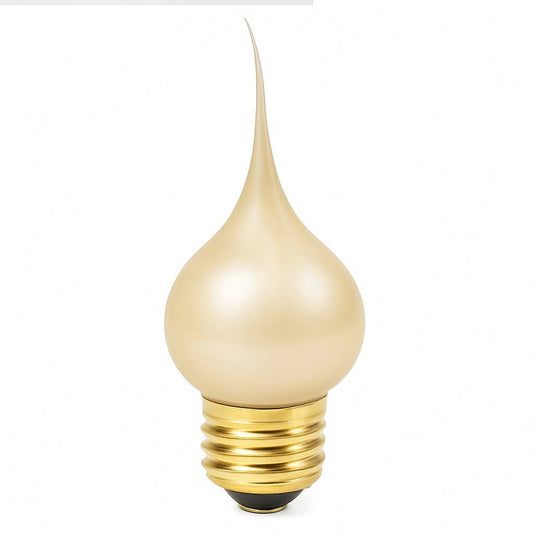 Pearlized Silicone Dipped Standard Flame Bulb