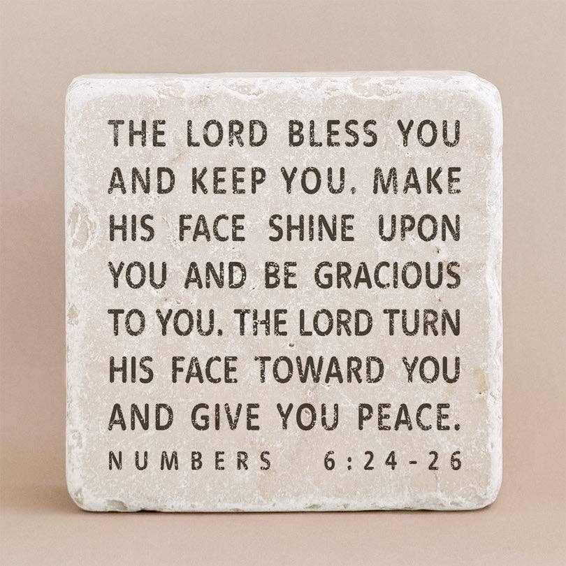 Art Scripture Stone Numbers 6:24-26