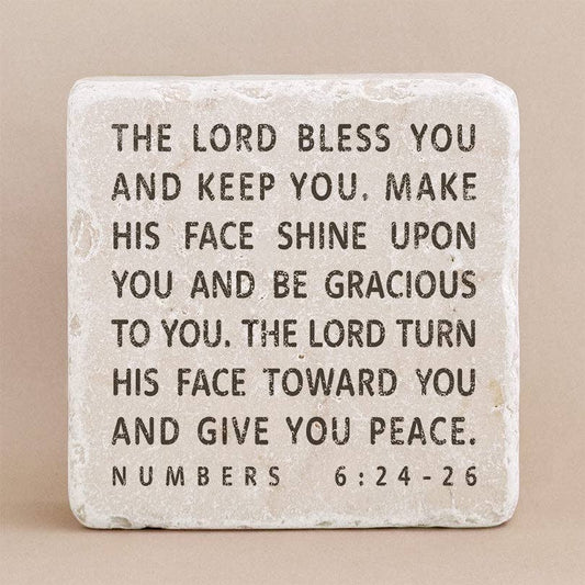Art Scripture Stone Numbers 6:24-26