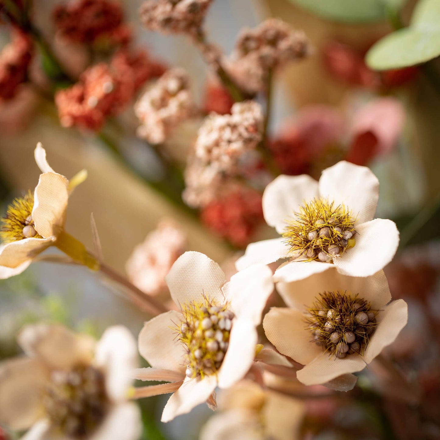 Rust Flower Eucalyptus Half Ball