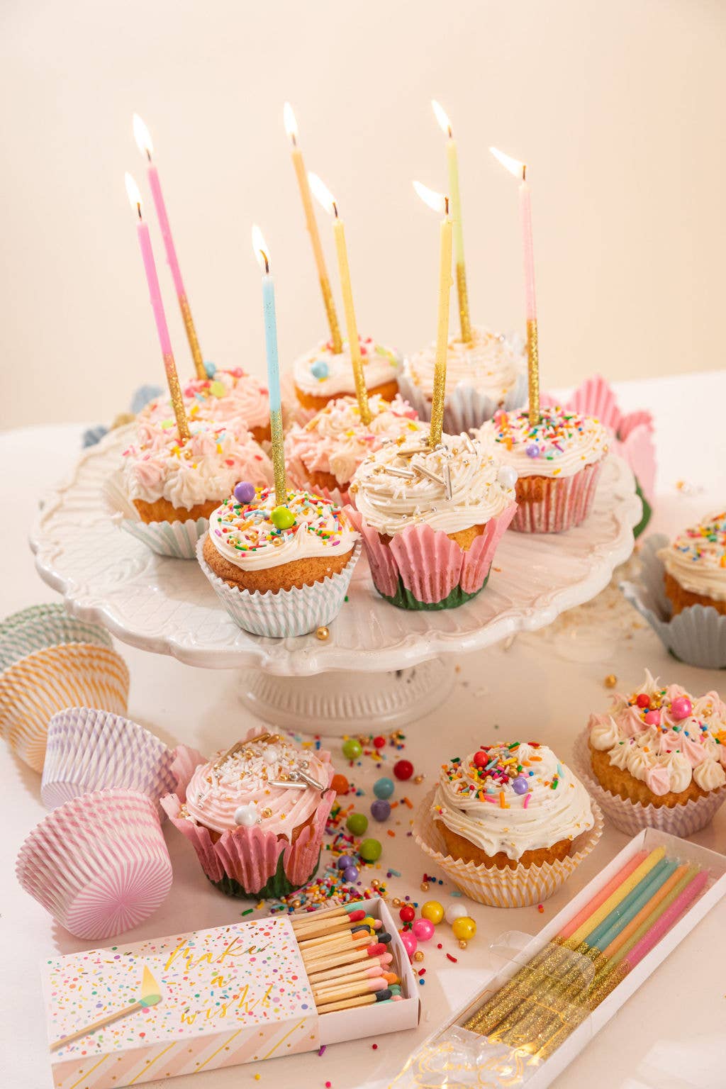 Tall Skinny Birthday Candles