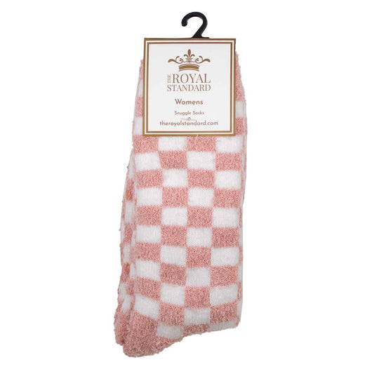Checkerboard Snuggle Socks