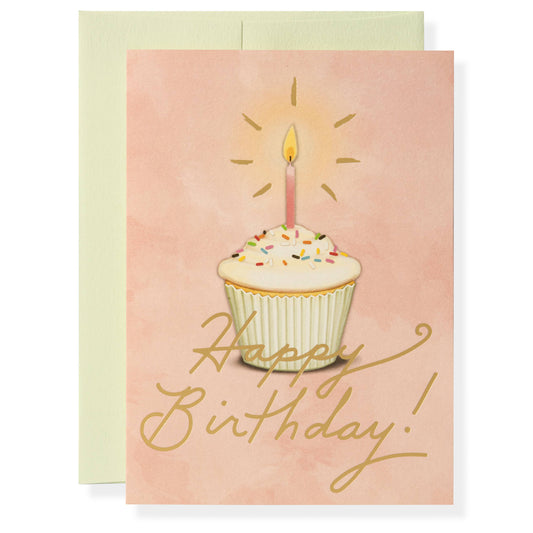 Golden Birthday Greeting Card