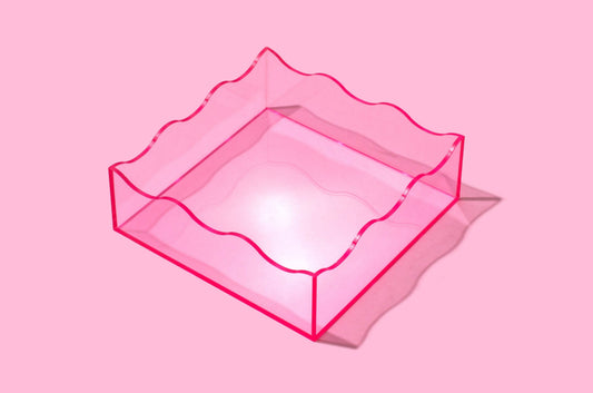 Wavy Acrylic Tray