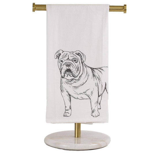 Bulldog Flour Sack Hand Towel