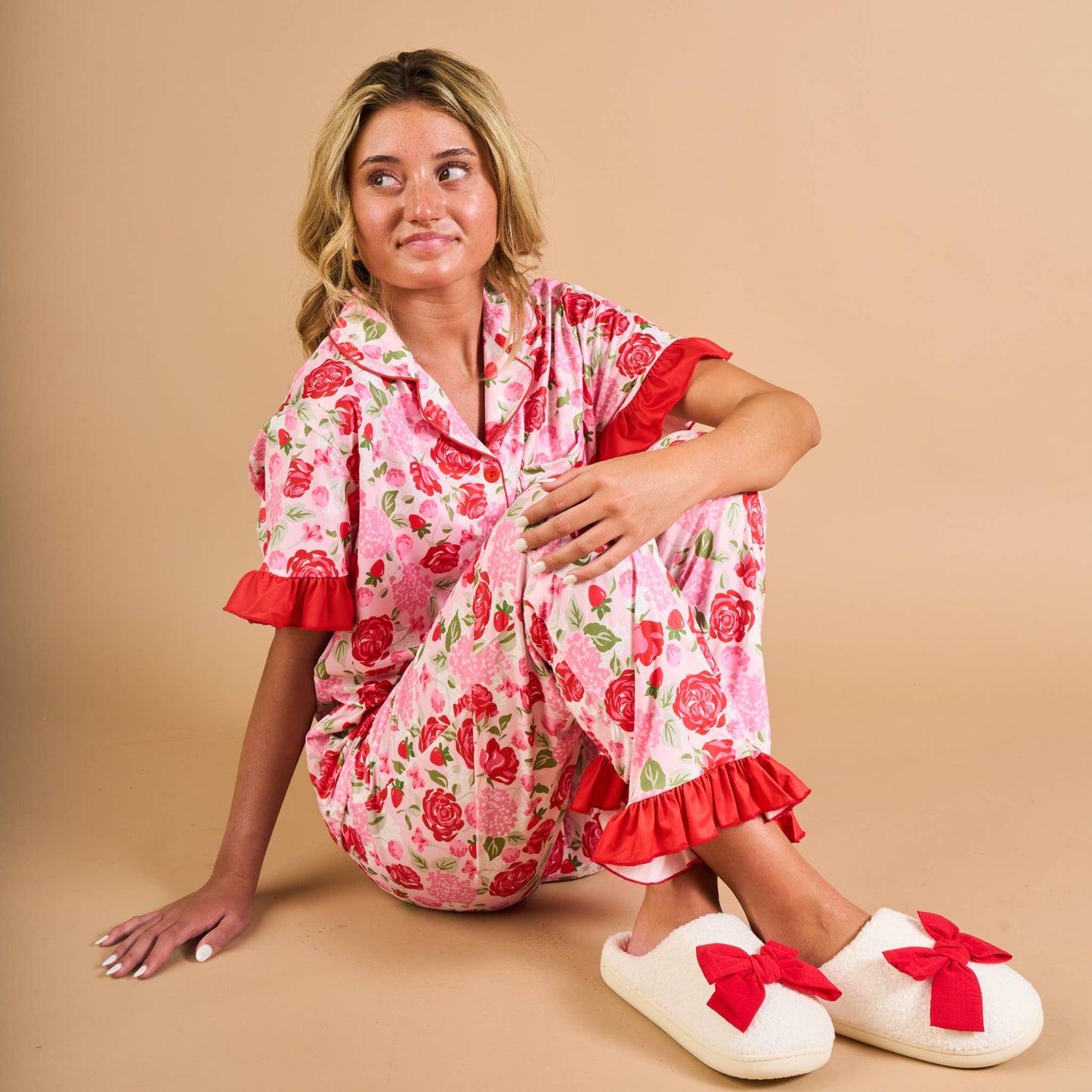 Rose Garden Pajama Pants Set