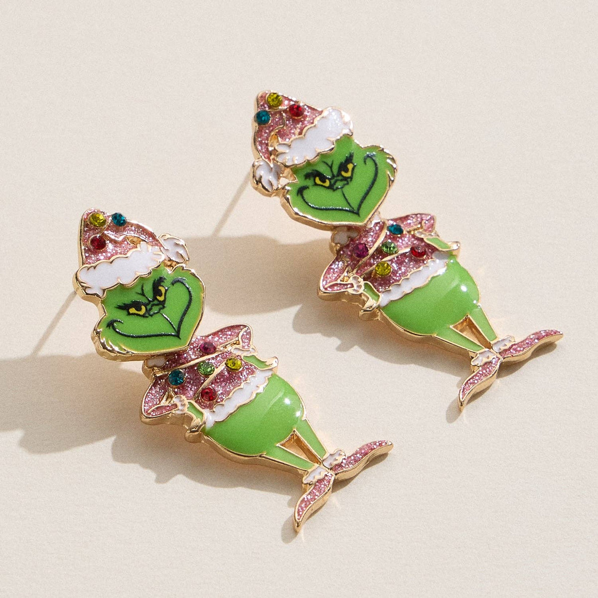 Green Monster Earrings