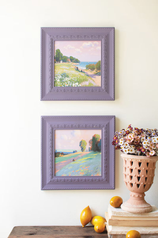 Lavender Landscape Painting