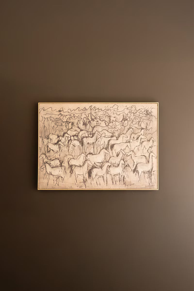1000 Horses Print