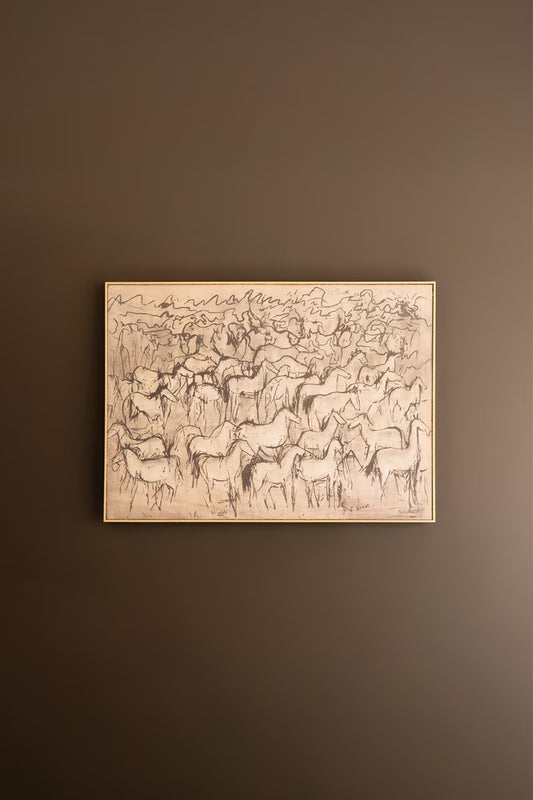 1000 Horses Print