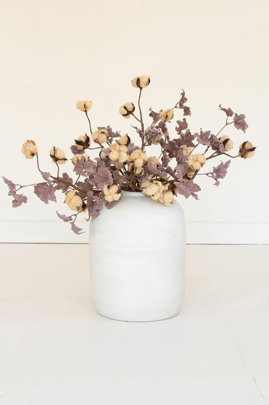 25" Cotton Blossom Stem