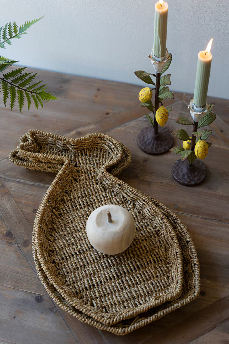 Woven Vine Rabbit Trays