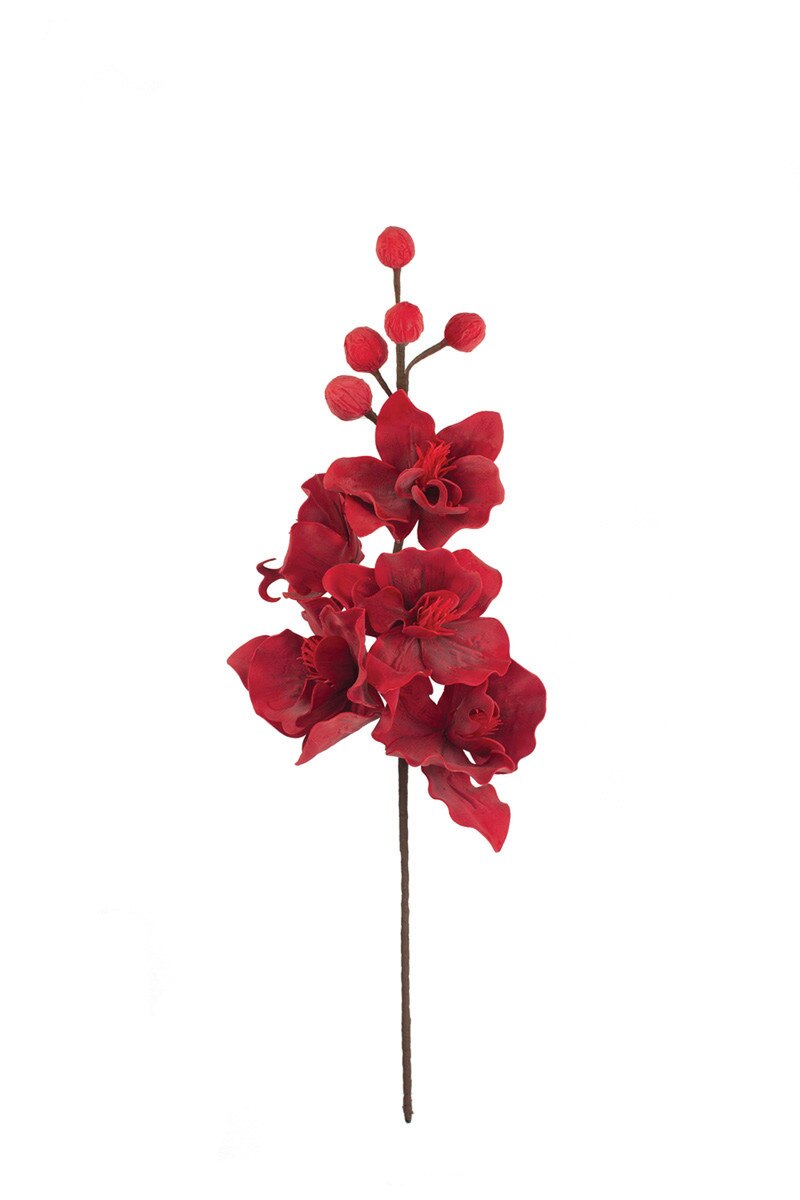 40" Red Botanical