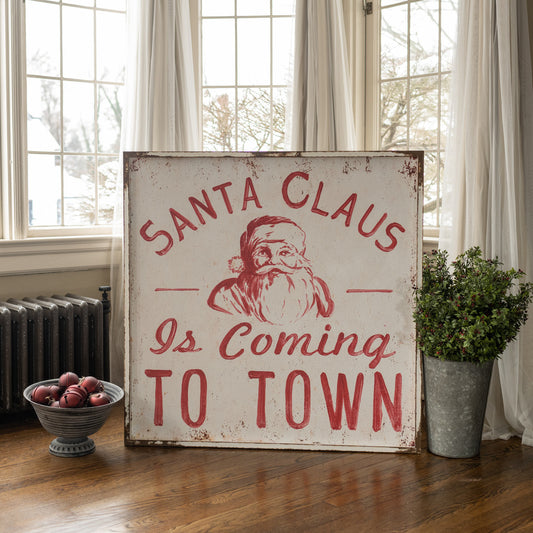 "Santa Claus" Sign