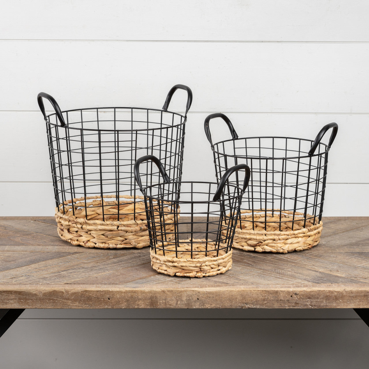 Metal Woven Basket