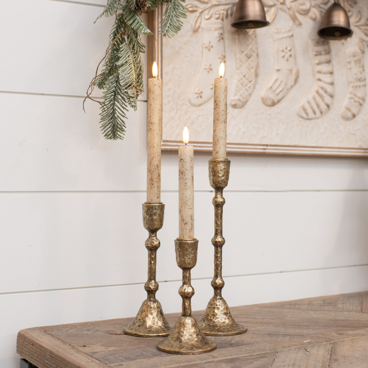 Gold Taper Candle Holders